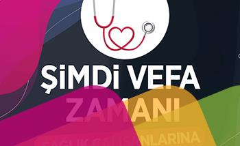 Şimdi Vefa Zamanı. Sağlık Çalışanlarına % 50 Eğitim İndirimi.