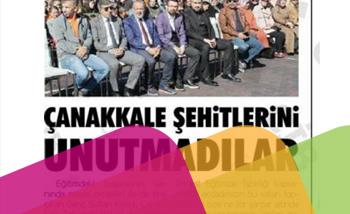 Genç Sultan Koleji Çanakkale Şehitlerini Unutmadı